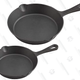 Simply Essential 2-Piece Cast Iron Fry Pan Set | $12 | 40% Off | Bed Bath & Beyond